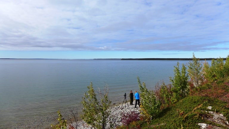 Filming Paul Vescei, Fish Biologist