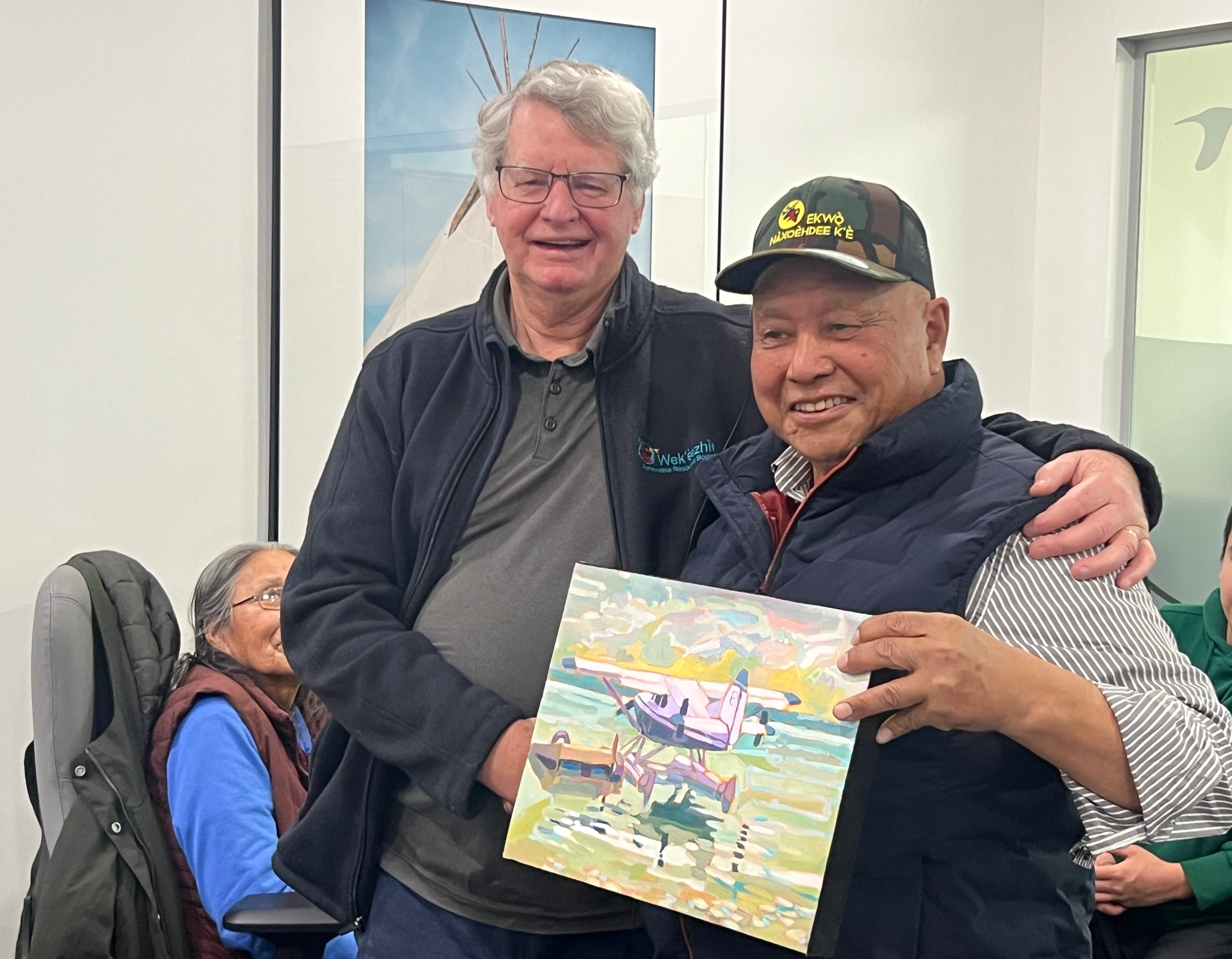 Photo: Steve Matthews and Joseph Judas, WRRB.