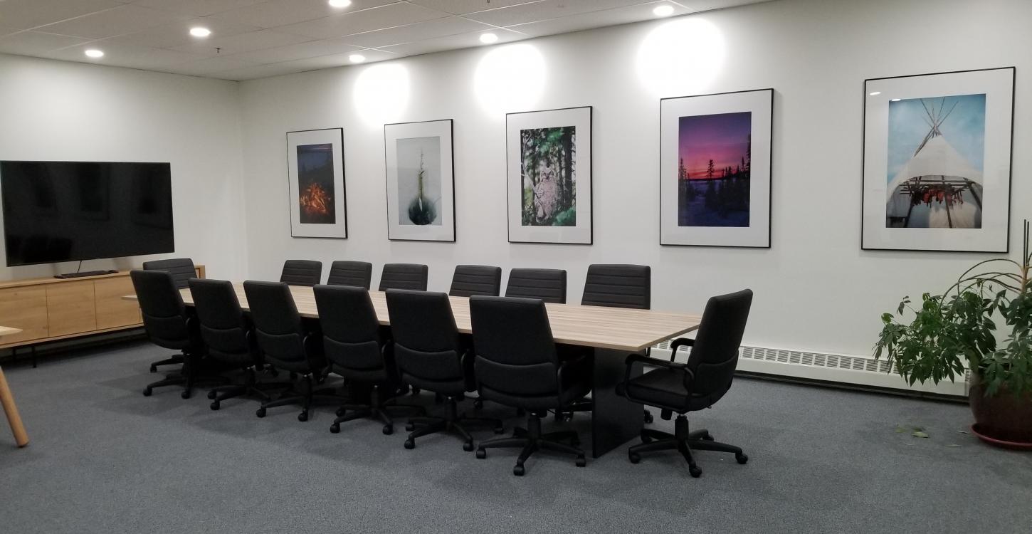New WRRB boardroom following renovations in 2019.