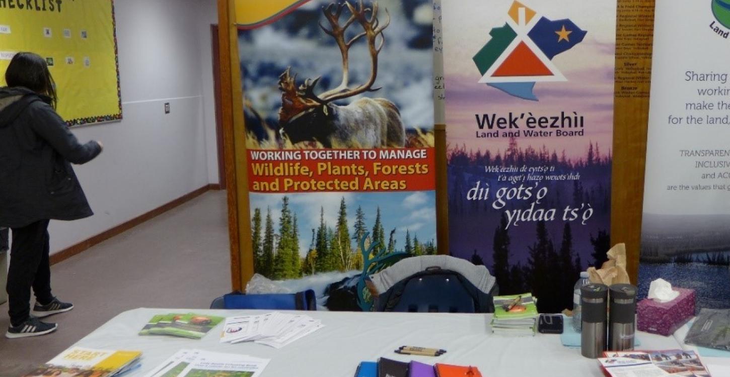 The WRRB, WLWB, and MVLWB tables at CJBS’ Career Fair. Photo credit: Shalyn Norrish, WRRB & WLWB.