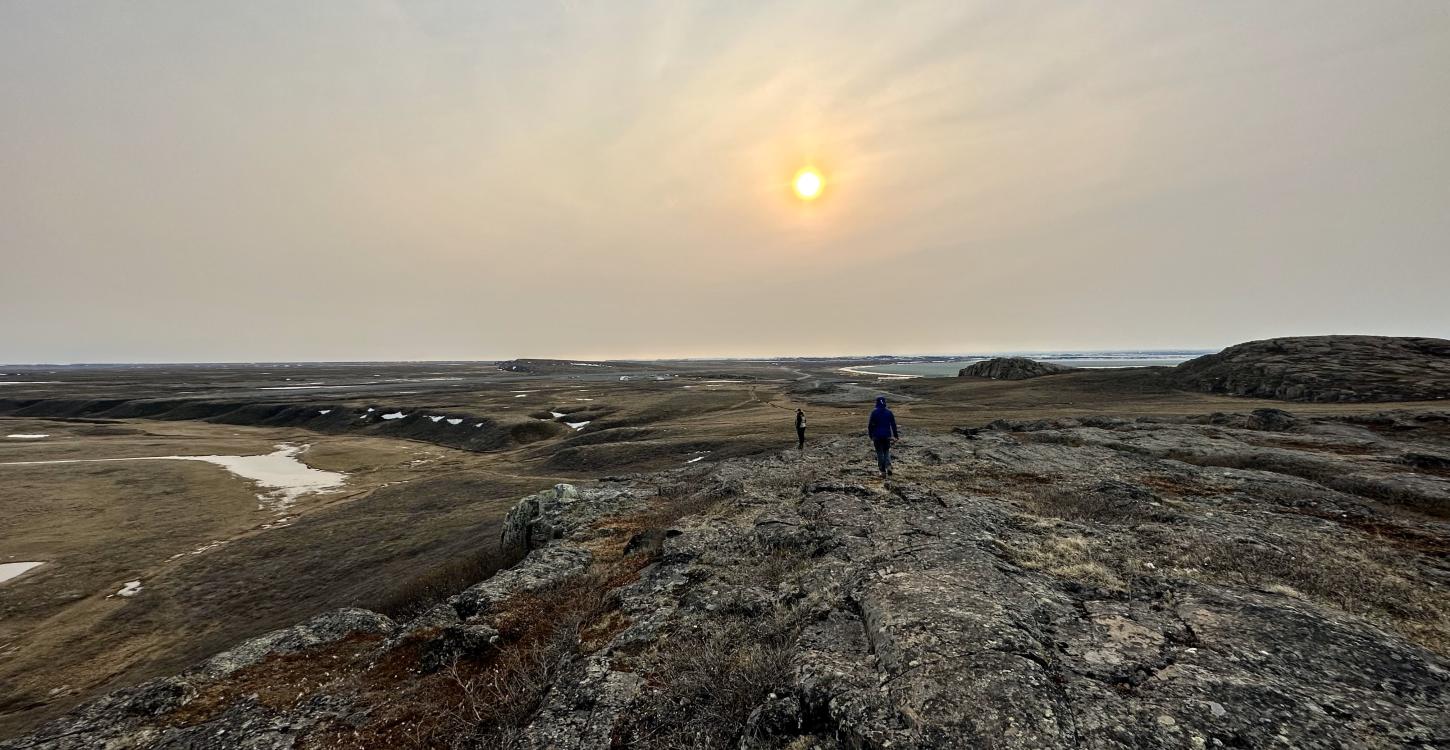 Landscape in and around Kugluktuk in June 2023. Photo by Aimee Guile