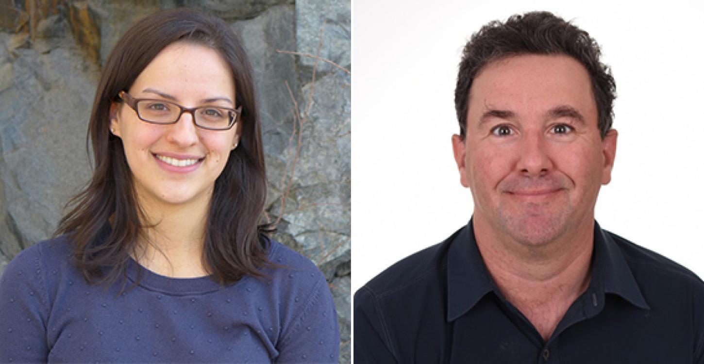 Laura Meinert, wildlife management biologist, left, and Simon Whitehouse, communications officer, right, are serving the WRRB. 