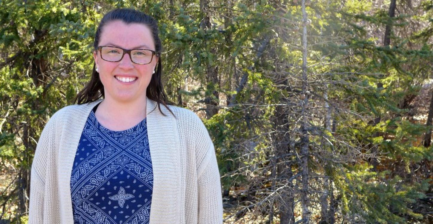 Aimee Guile, WRRB Conservation Biologist (Photo:  Susan Beaumont, WRRB)