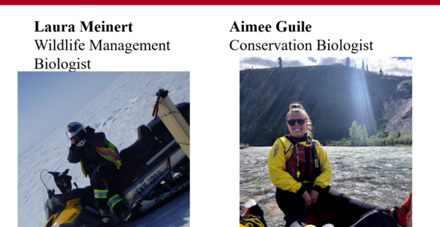 Laura and Aimee sharing the important work we do at the WRRB. 