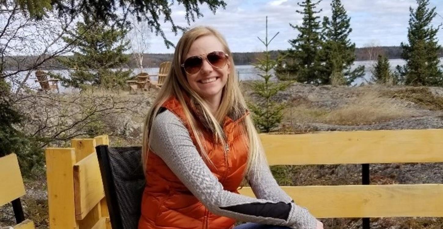 Randi Jennings at her going away party in May. Photo credit: Jody Pellissey. 