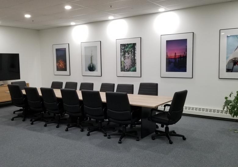 New WRRB boardroom following renovations in 2019.