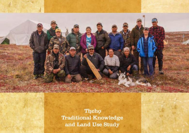 2019 Ekwǫ̀ Nàxoède K’è Report Cover. Credit: Tłı̨chǫ Research and Training Institute