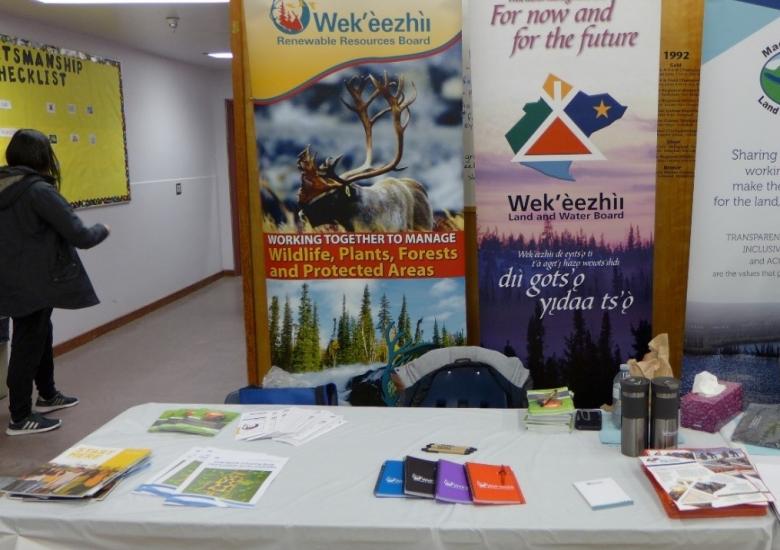 The WRRB, WLWB, and MVLWB tables at CJBS’ Career Fair. Photo credit: Shalyn Norrish, WRRB & WLWB.