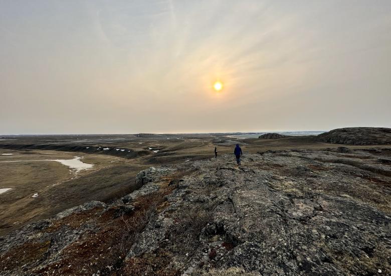 Landscape in and around Kugluktuk in June 2023. Photo by Aimee Guile