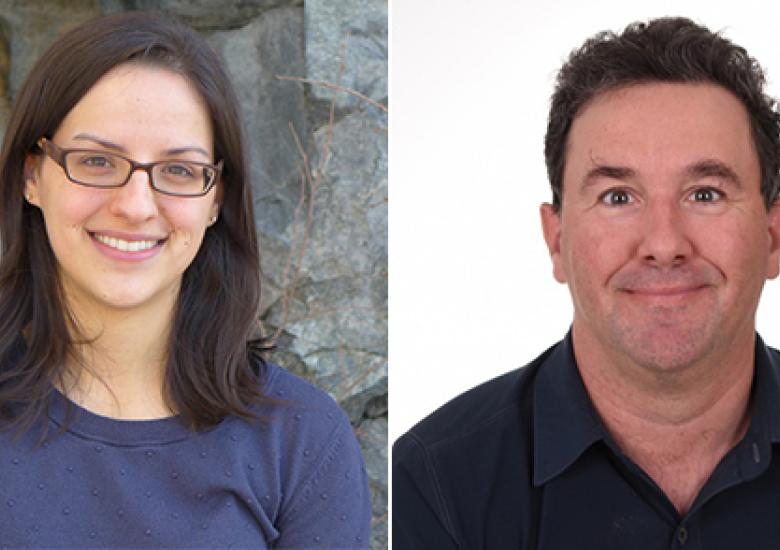 Laura Meinert, wildlife management biologist, left, and Simon Whitehouse, communications officer, right, are serving the WRRB. 