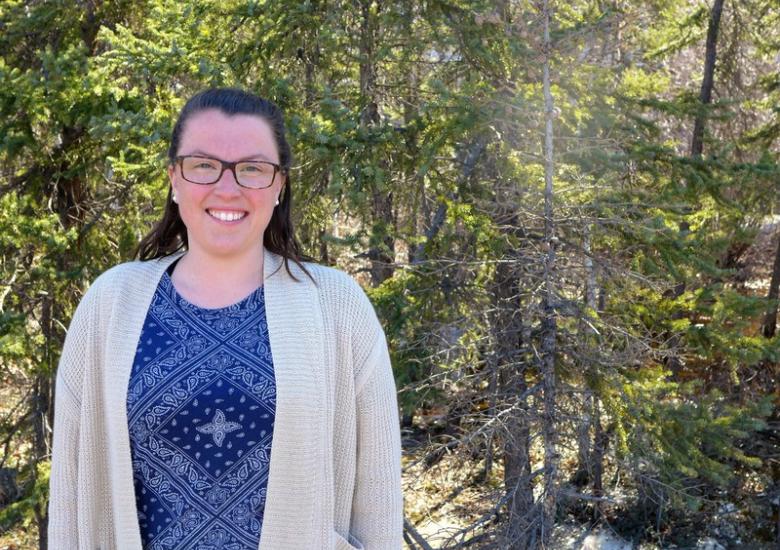 Aimee Guile, WRRB Conservation Biologist (Photo:  Susan Beaumont, WRRB)