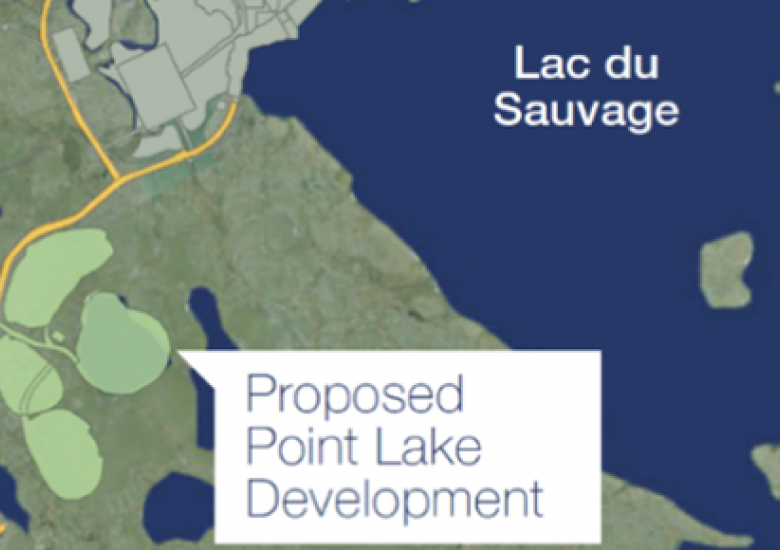 “Projects and proposed developments at the Ekati diamond mine site as depicted in a briefing document published by the Arctic Canadian Diamond Company.” – via Cabin Radio