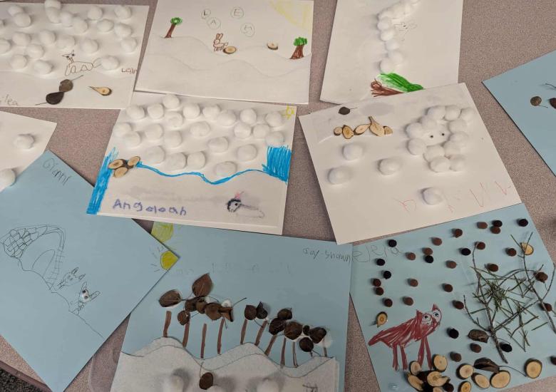 Mezi School Class 1/2 Artwork.